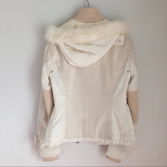 Elie Tahari fur-lined hooded jacket - Picture 3 of 8